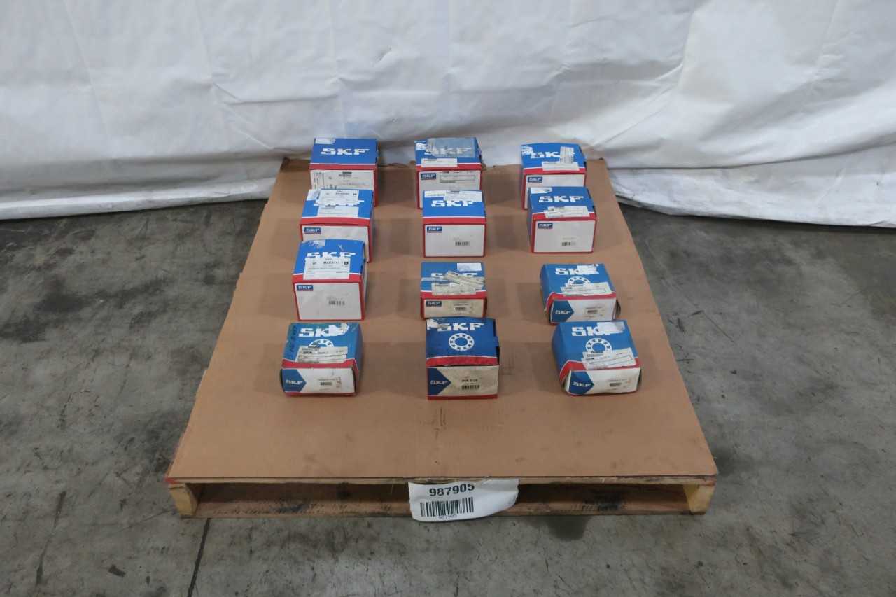 LOT OF 12 ASSORTED SKF BEARINGS - BEARINGS