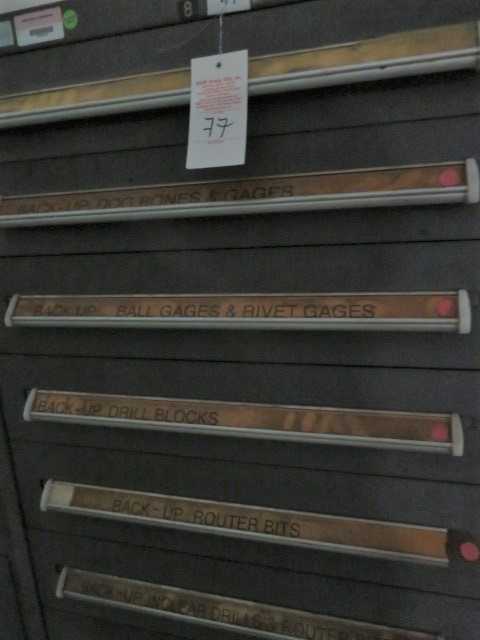 Stanley Vidmar Tool Cabinet 9 Drawer - TOOL STORAGE