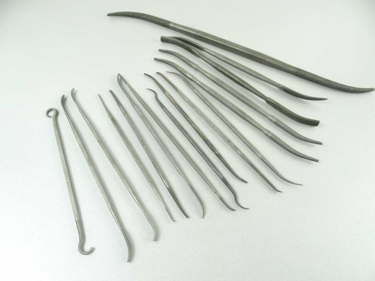 Lot of 16 Assorted Swiss Pattern Riffler Files - MISCELLANEOUS