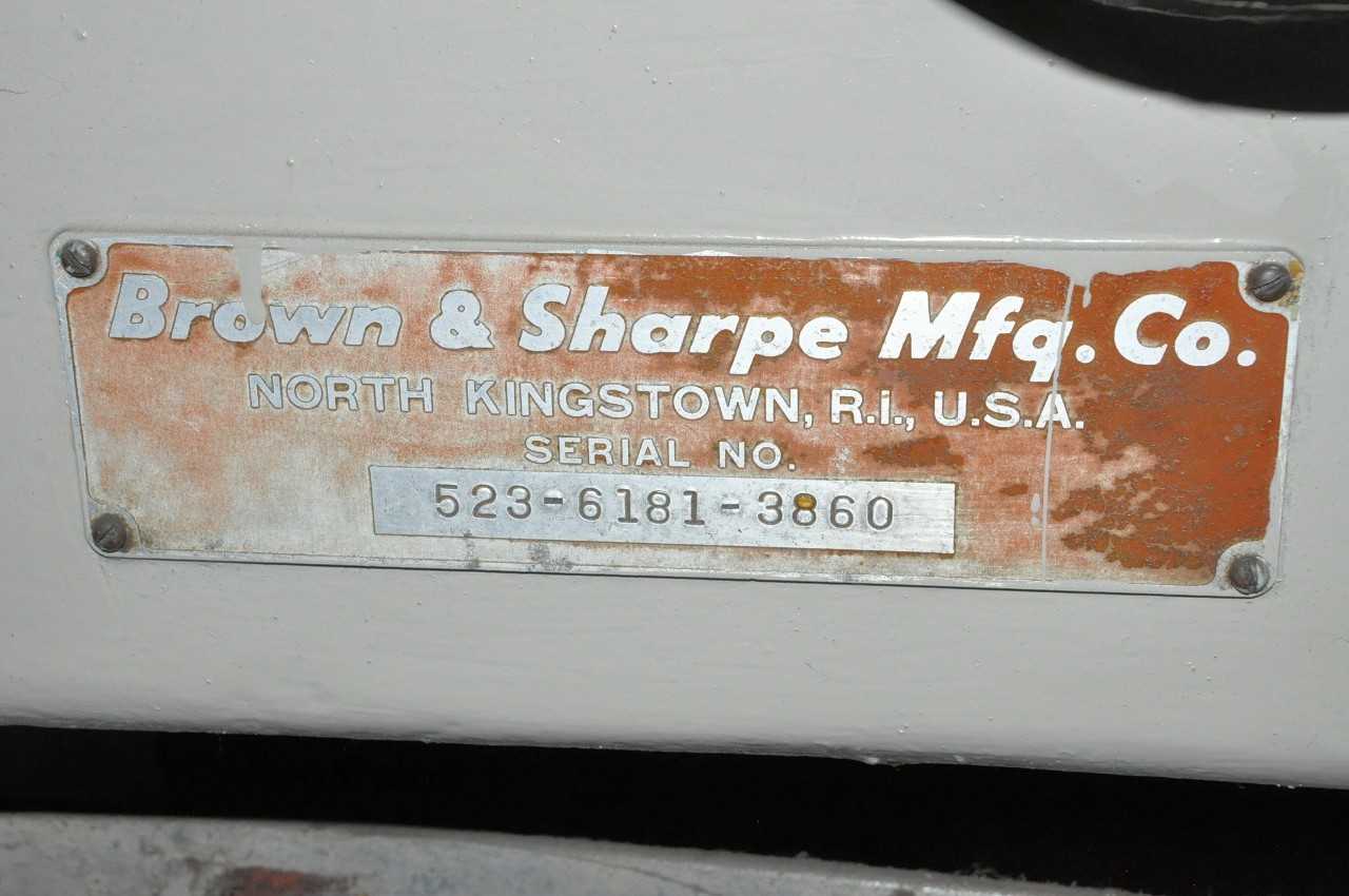 Brown & Sharpe 618 Micromaster Grinder - GRINDING MACHINES