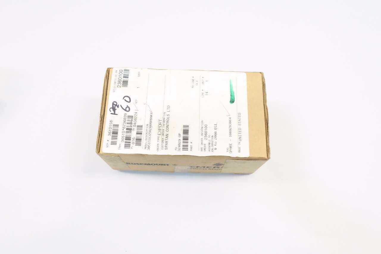 ROSEMOUNT 3051S1CG5 PRESSURE TRANSMITTER - INSTRUMENTATION