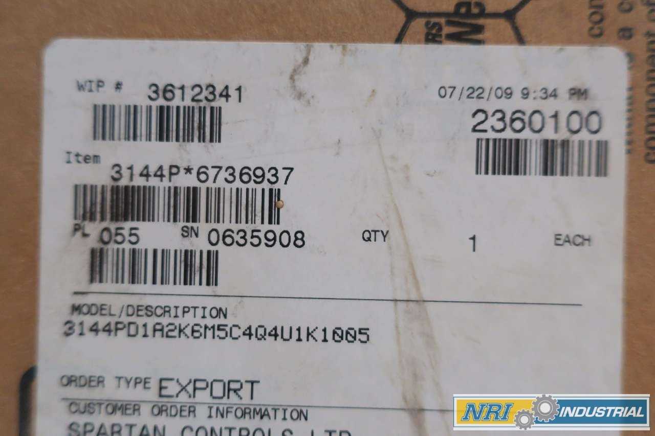 ROSEMOUNT 3144PD1 TEMPERATURE TRANSMITTER - INSTRUMENTATION