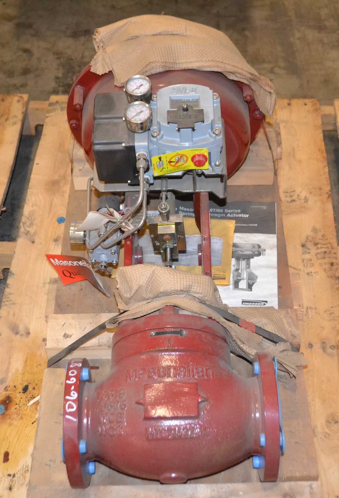 MASONELLAN CONTROL VALVE 88-2114, 3IN, FLANGED GLOBE VALVE  - CONTROL VALVE