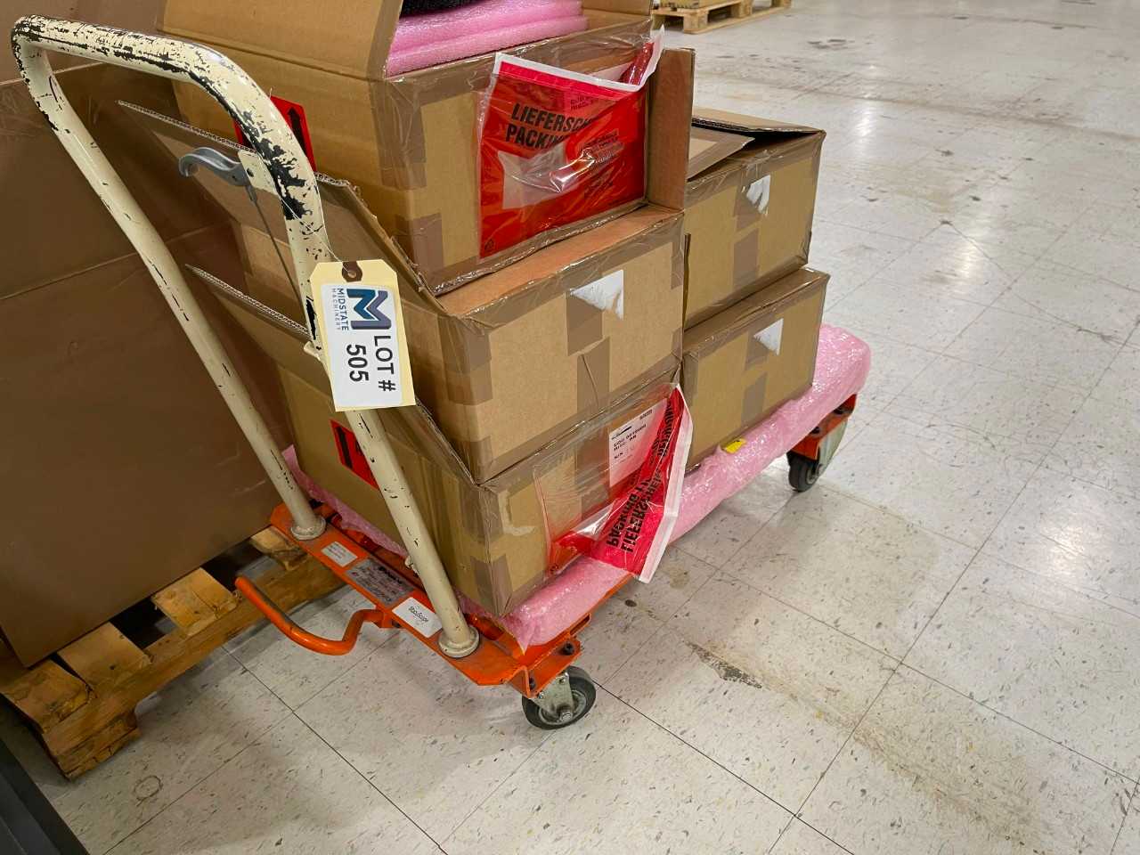 Hydraulic 500 Lb Cart No Contents - ROLLING CARTS