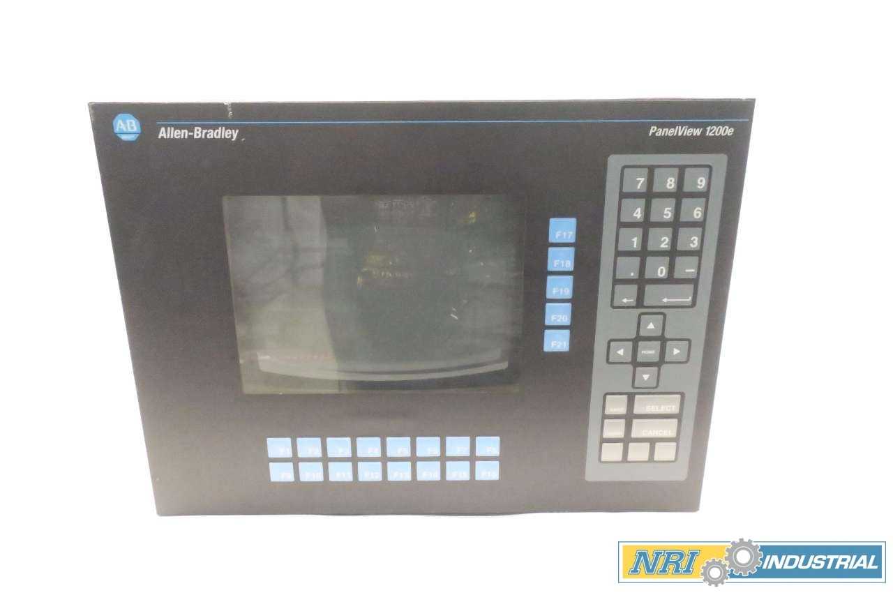 ALLEN BRADLEY 2711E-K12C6X PANELVIEW 1200E SER C REV C INTERFACE PANEL - HMIS & DISPLAYS