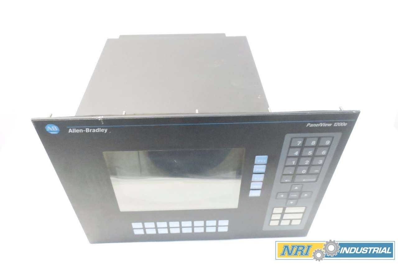 ALLEN BRADLEY 2711E-K12C6X PANELVIEW 1200E SER C REV C INTERFACE PANEL - HMIS & DISPLAYS