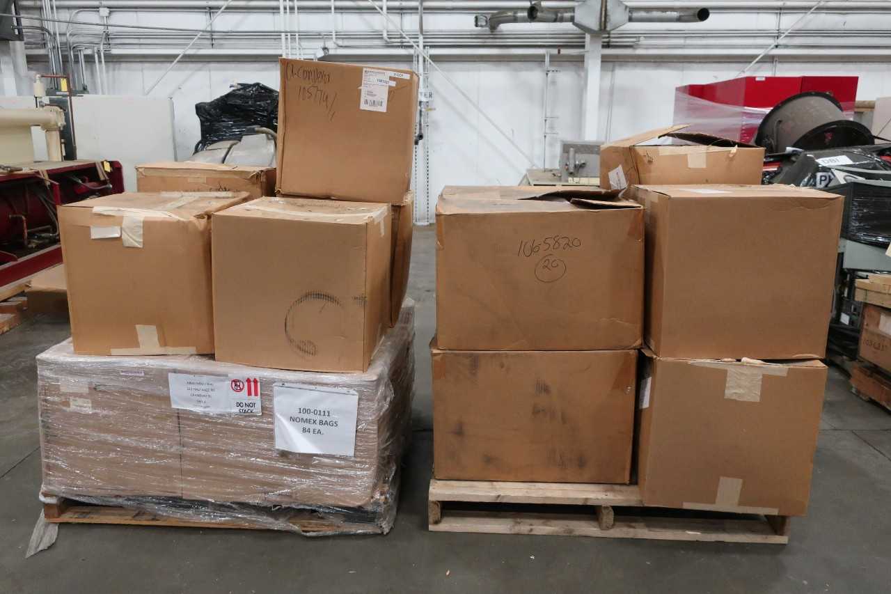 2 PALLETS OF ASSORTED NOMEX FILTER BAGS - FILTER, REGULATOR & LUBRICATOR COMBOS