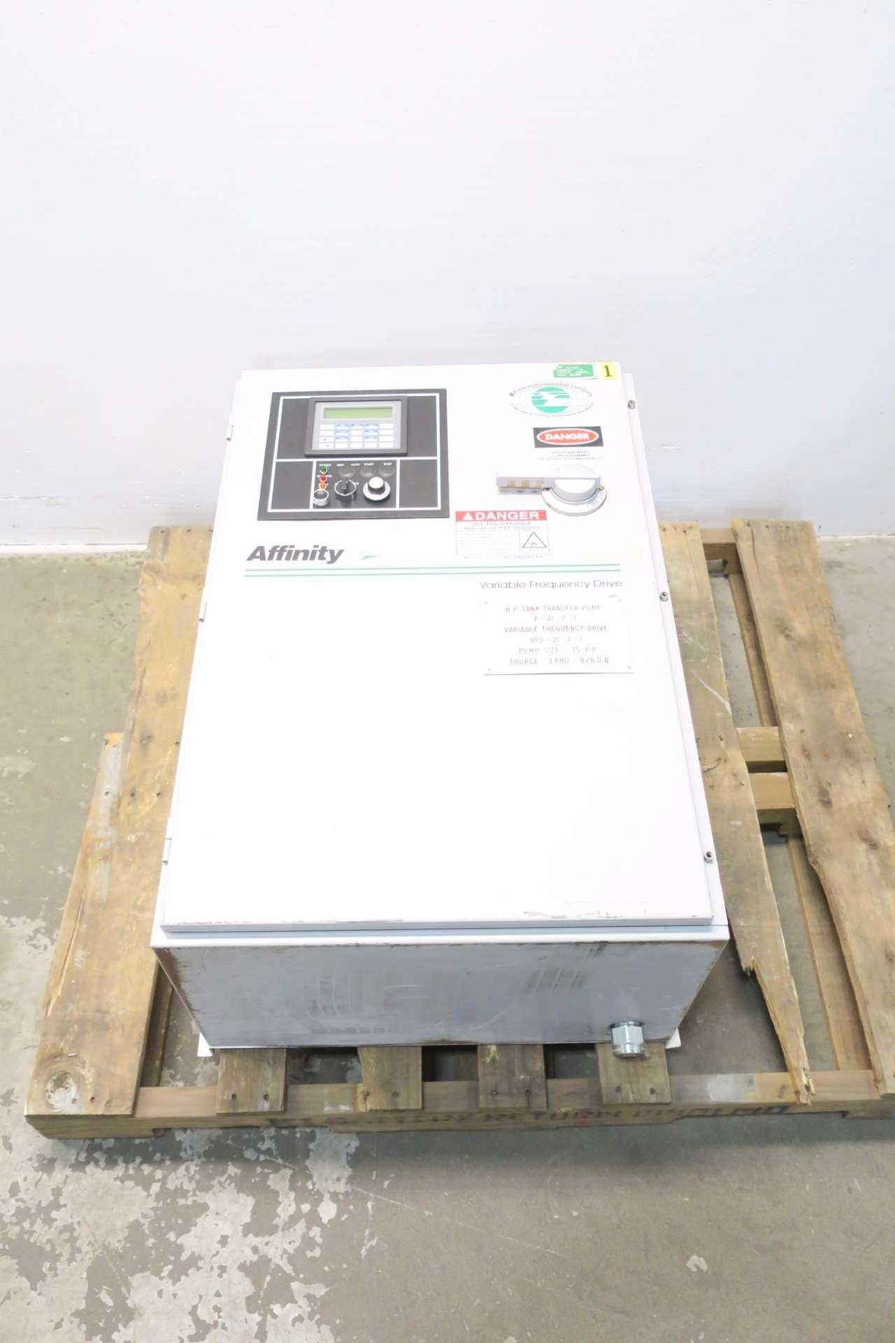 CONTROL TECHNIQUES AFFINITY EV750D1 75HP 480V-AC 100A AC MOTOR DRIVE - MOTOR DRIVES