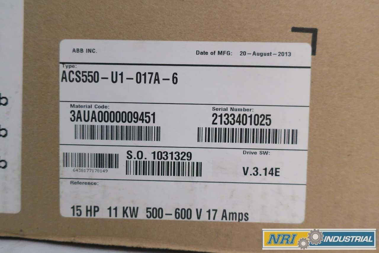 ABB 15HP 500-600V-AC AC MOTOR DRIVE - MOTOR DRIVES