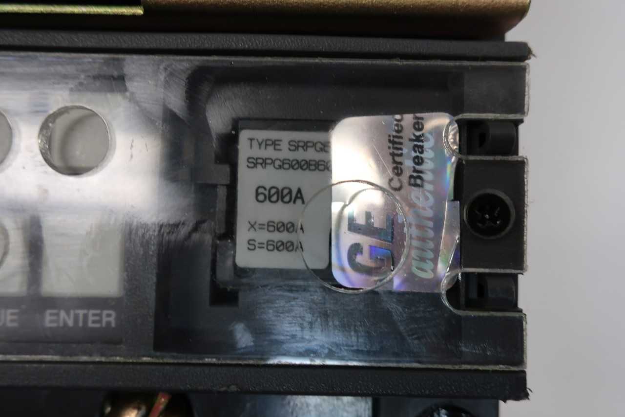 GE SGLB36BB6600C SPECTRA RMS CIRCUIT BREAKER 600A 3P 600V-AC W/600A PLUG  - CIRCUIT BREAKERS