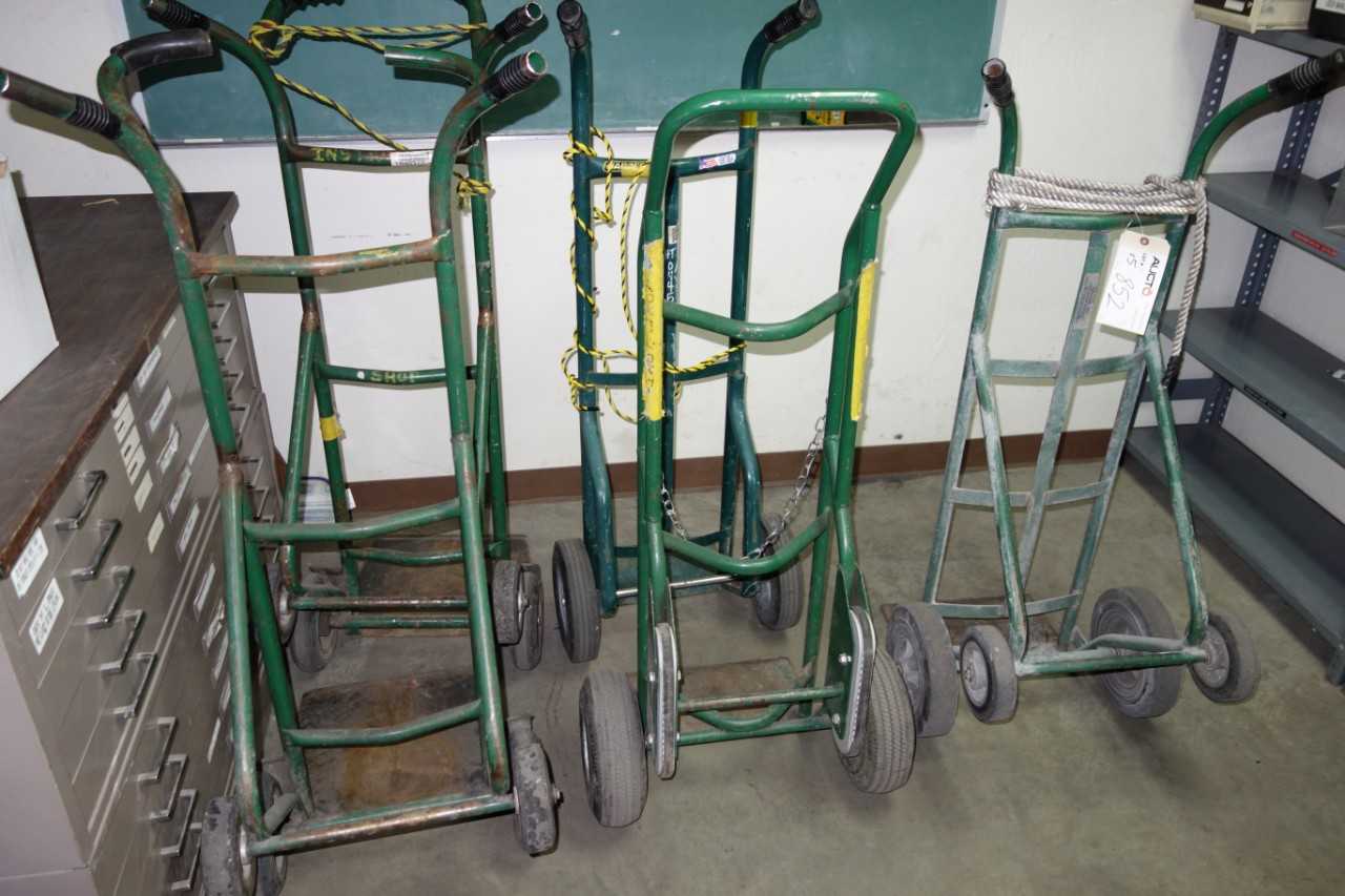 Lot of 5 Rolling Shop Carts - ROLLING CARTS