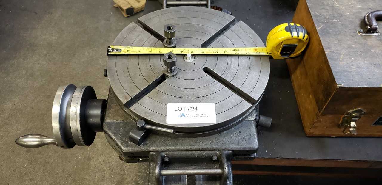 Manual Rotary Table - MACHINING ACCESSORIES & TOOLING