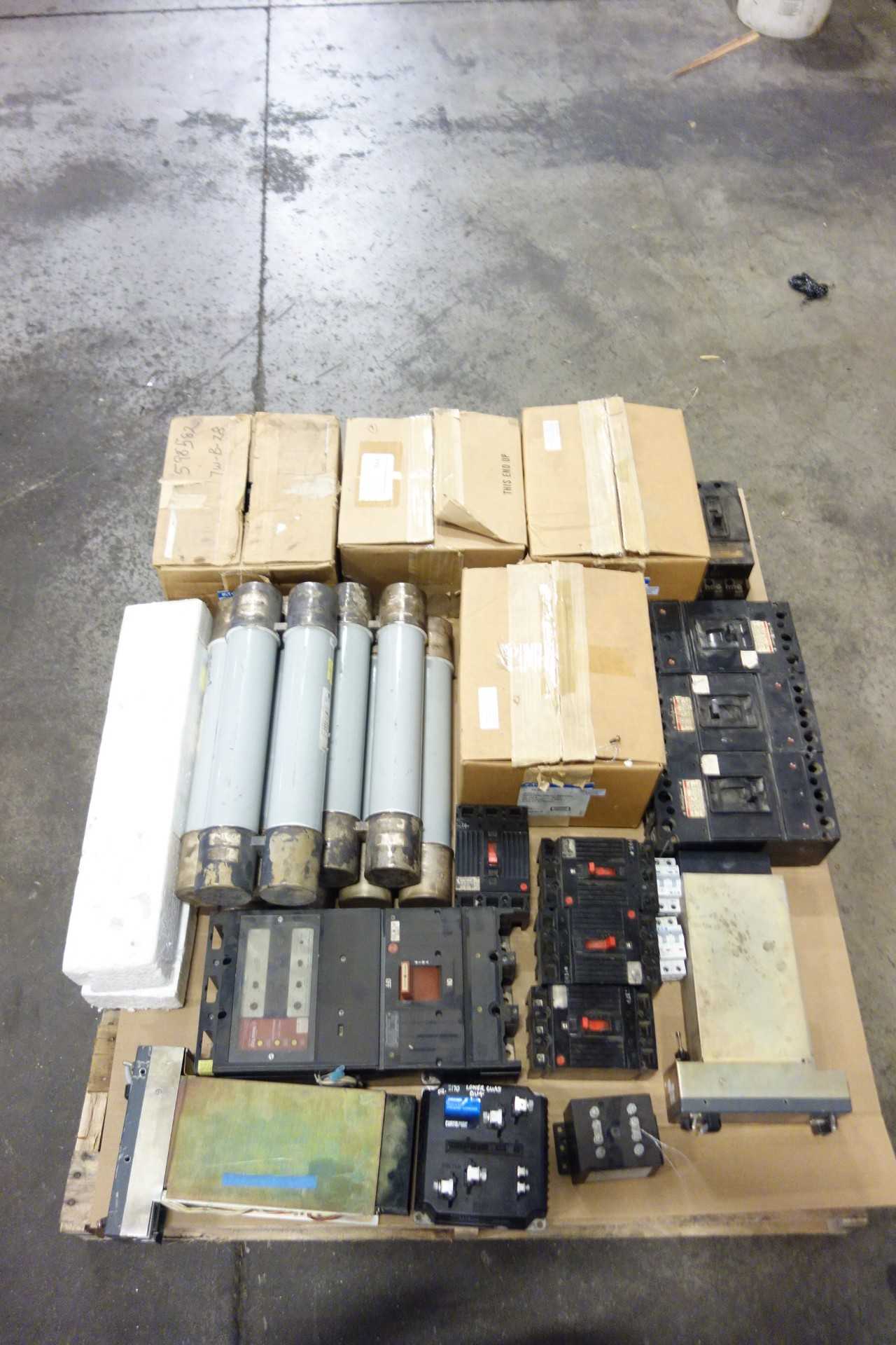 1 PALLET OF ASSORTED ELECTRICAL - ELECTRICAL COMPONENTS