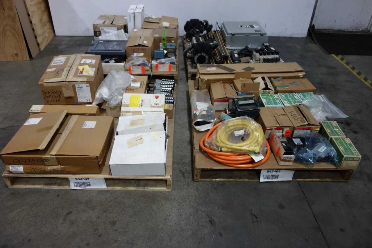 4 PALLETS OF ASSORTED MRO - INDUSTRIAL PARTS