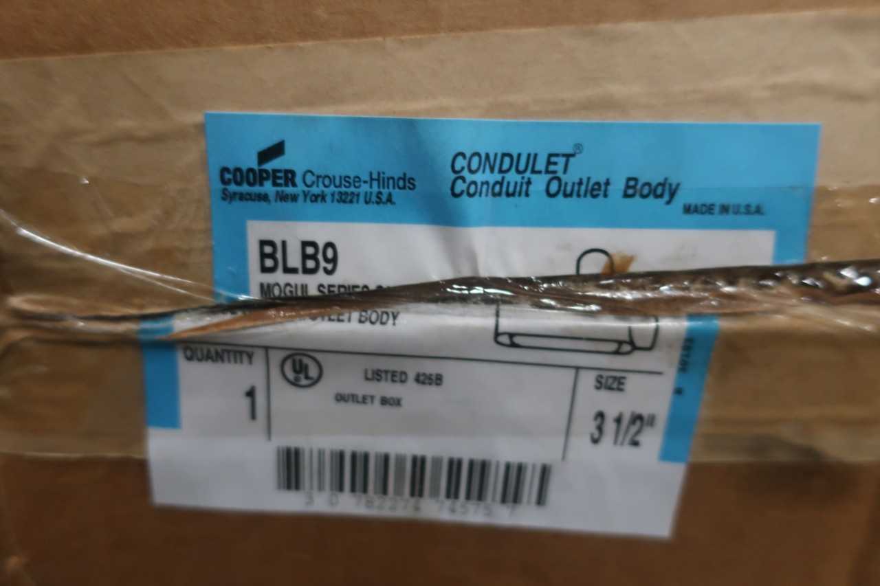 1 PALLET OF CROUSE-HINDS BLB9 MOGUL SERIES 3-1/2IN OUTLET - CONDUIT FITTING