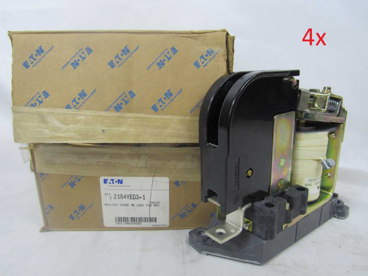 Lot of Quantity 4x 2184YED3-1 Nuclear Contactors - CONTACTORS