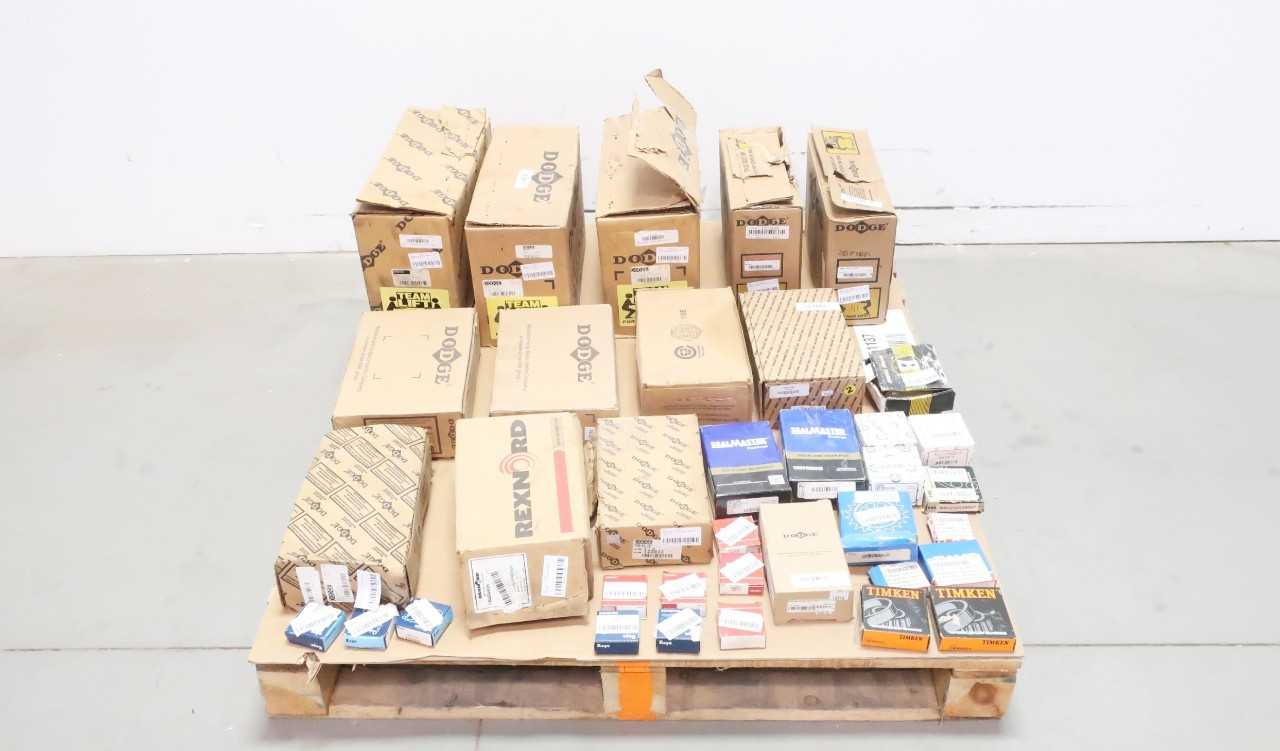 DODGE, SEALMASTER, TIMKEN, KOYO PILLOW BLOCK AND ROLLER BEARINGS - BEARINGS