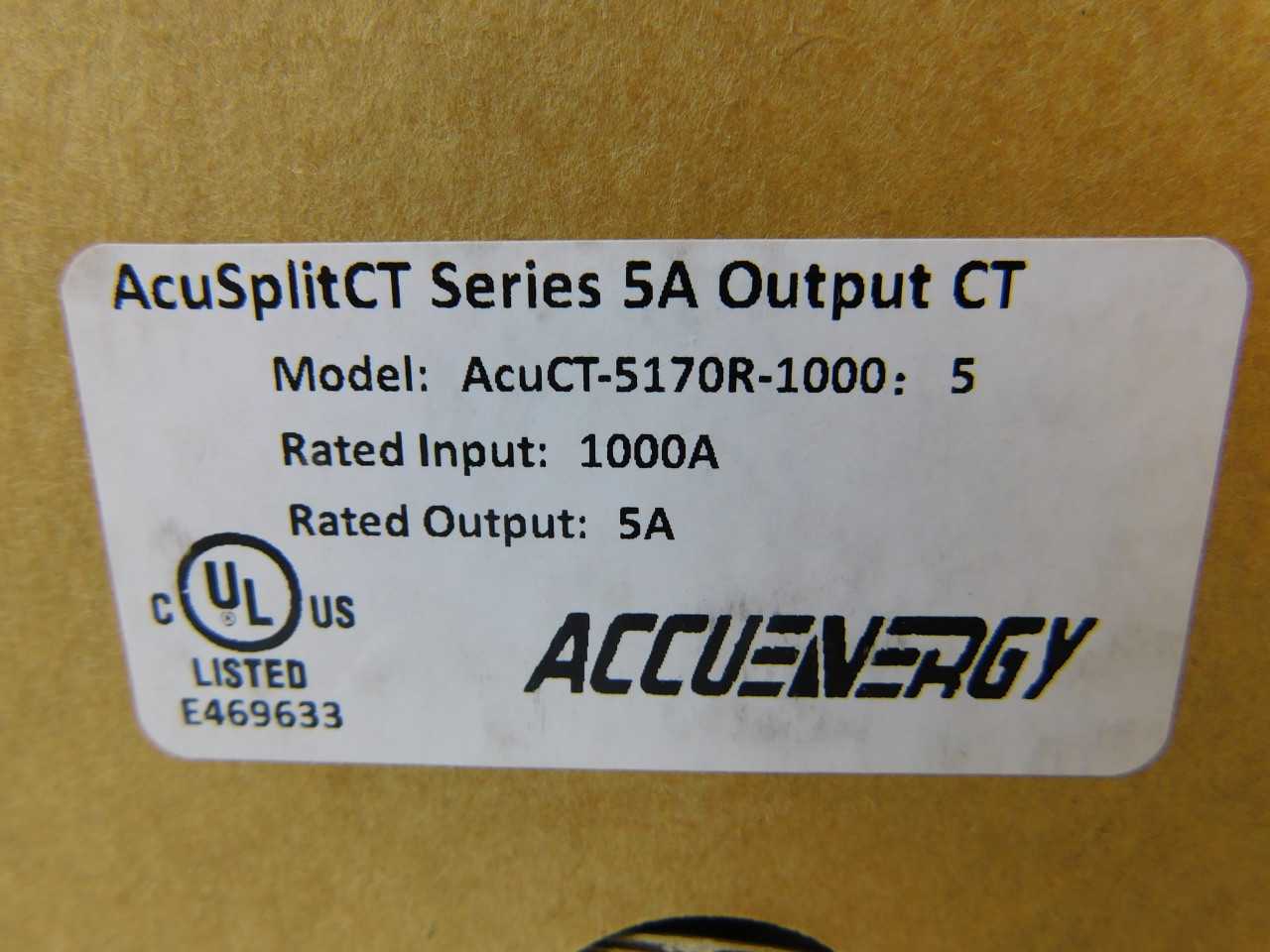 Quantity of 3x AcuCT-5170R-1000/5 Transformers - CONTROL TRANSFORMERS