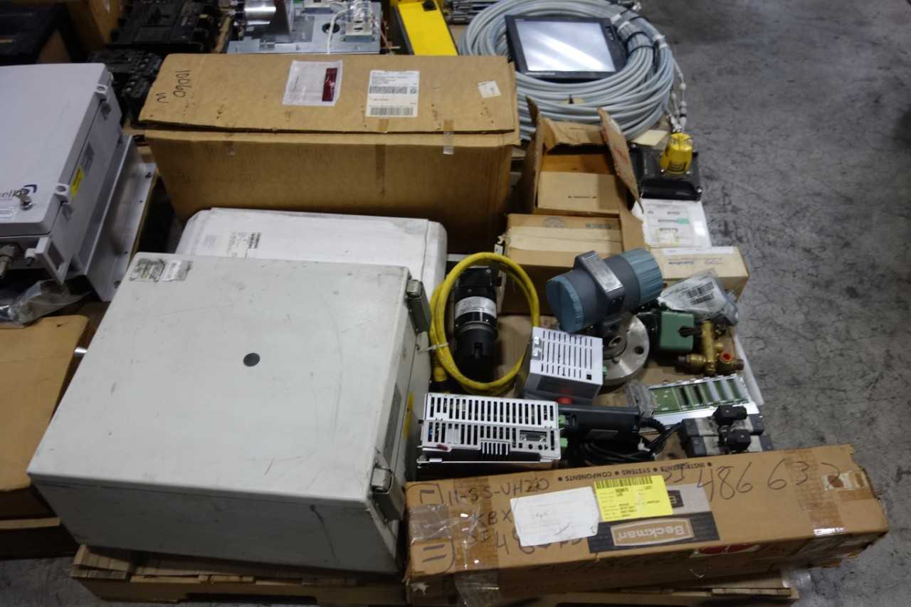 4 PALLETS OF ASSORTED ELECTRICAL - ELECTRICAL COMPONENTS