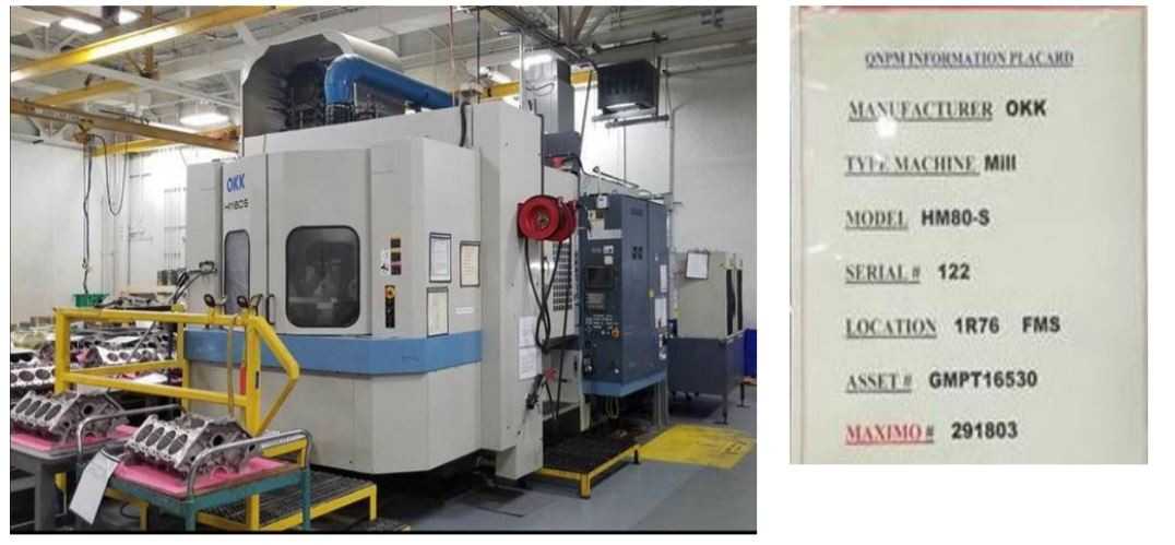 OKK Mill, Mist Collector 1200 VOM, Model # HM80S, Serial # 122, Good Condition - Acquired in 2000 - HORIZONTAL MACHINING CENTERS