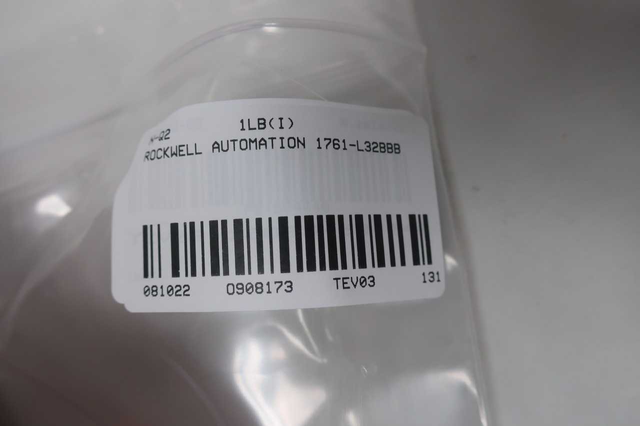 ALLEN BRADLEY 1761-L32BBB MICROLOGIX 1000 CONTROLLER MODULE - AUTOMATION & CONTROLS