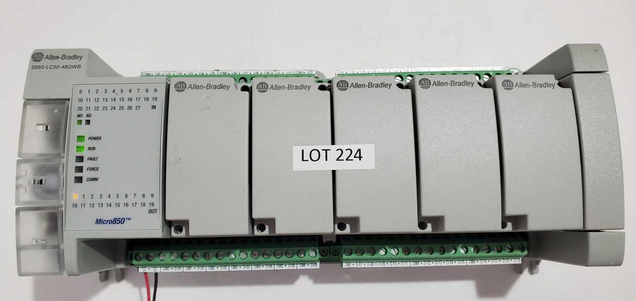 Allen Bradley Micro 850 2080-LC50-48QWB PLC - AUTOMATION & CONTROLS Allen Bradley Micro 850 2080-LC50-48QWB PLC - AUTOMATION & CONTROLS