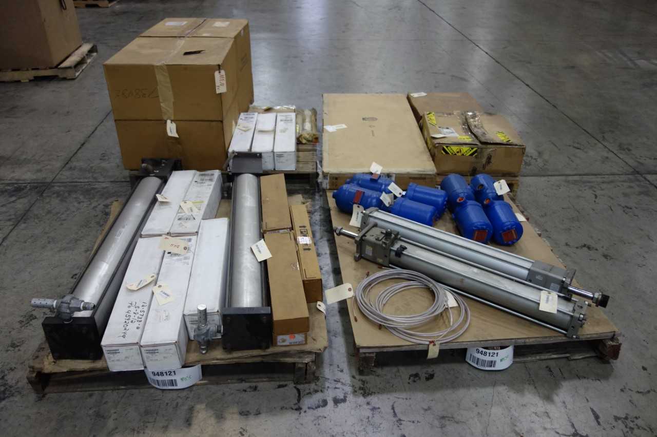 4 PALLETS OF MISCELLANEOUS INDUSTRIAL SURPLUS - ELECTRICAL COMPONENTS