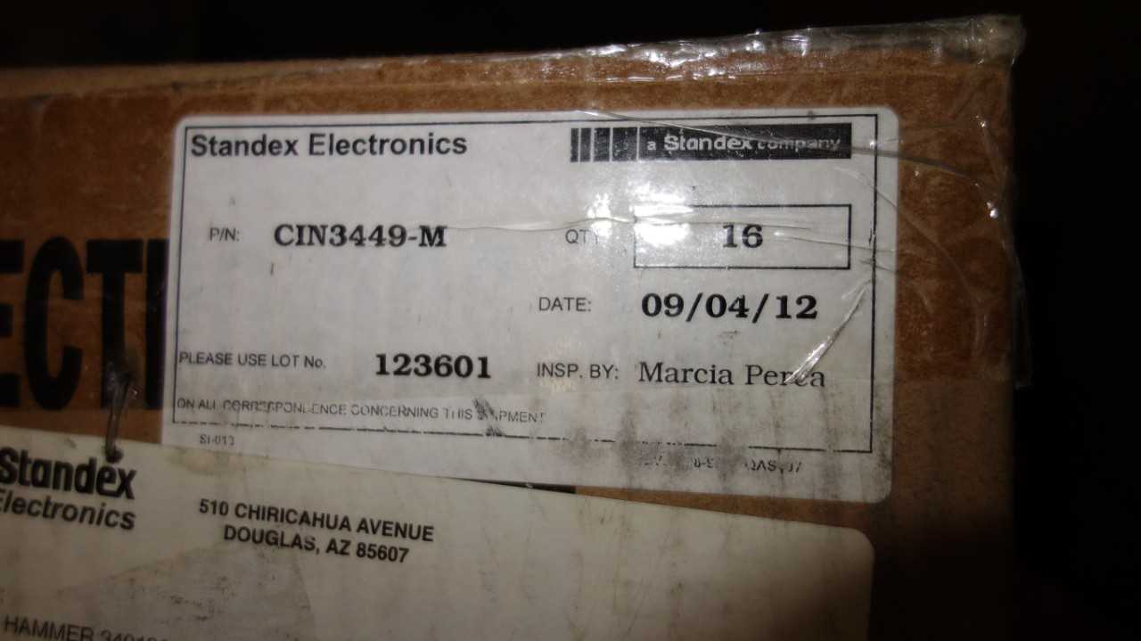 LOT OF 9 BOXES OF STANDEX CIN3449-M 42-5567 15VA TRANFORMERS (9 BOXES OF 16) - ELECTRIC POWER TOOLS