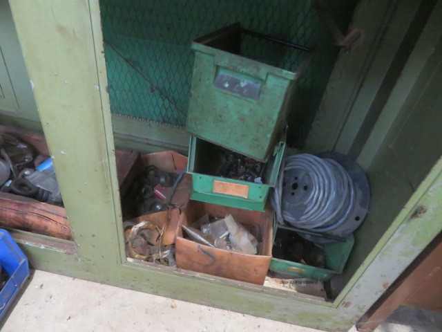Green Cabinet and all contents in pictures - MISCELLANEOUS