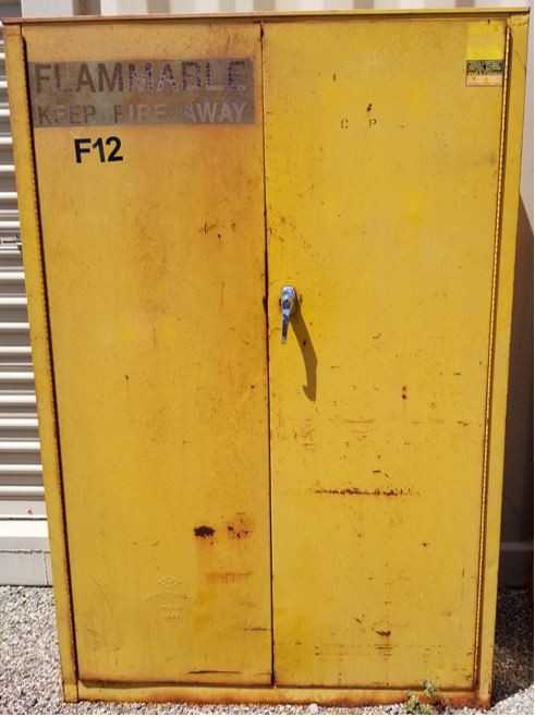 Fire Cabinet 18" L x 43.25" W x 65" H - TOOL STORAGE