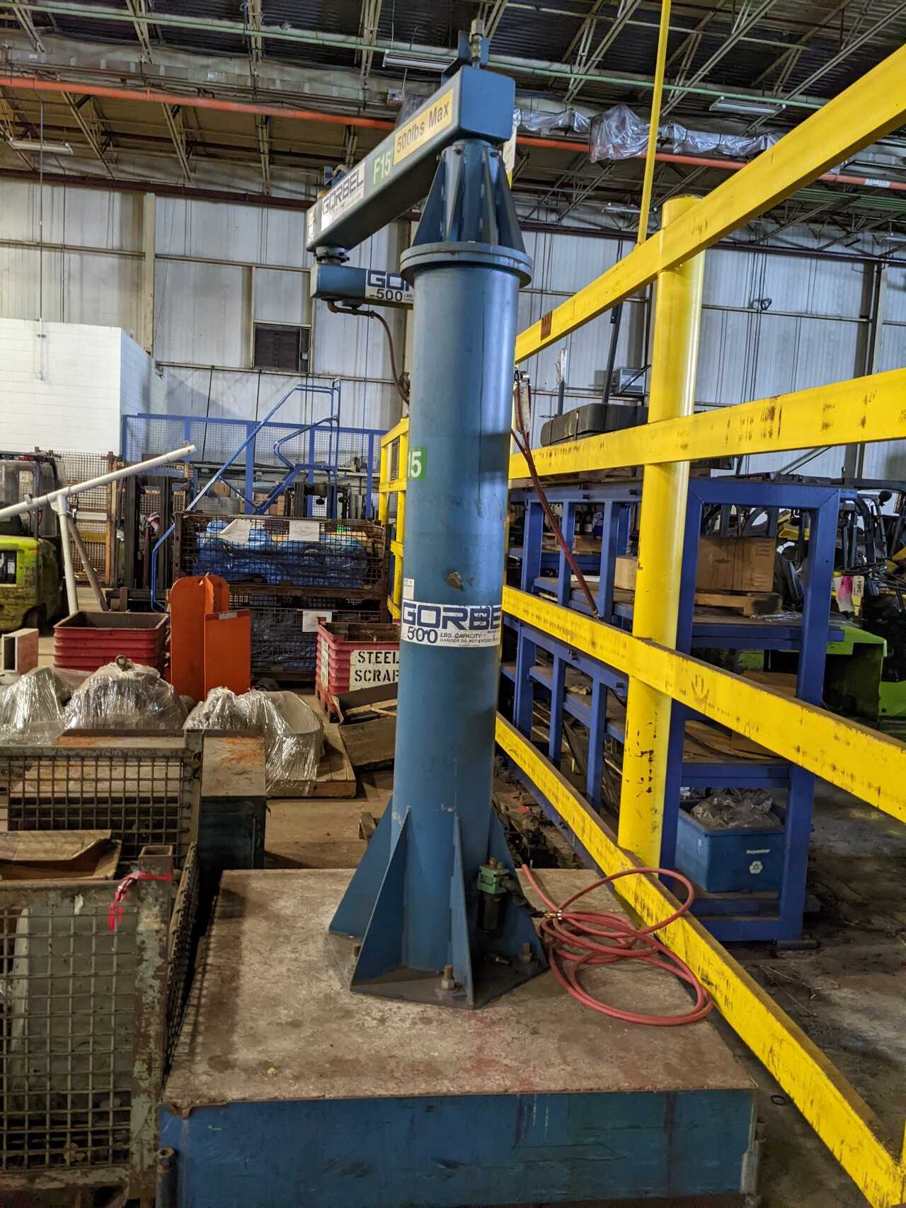 GORBEL 500 LBS JIB CRANE - CRANES
