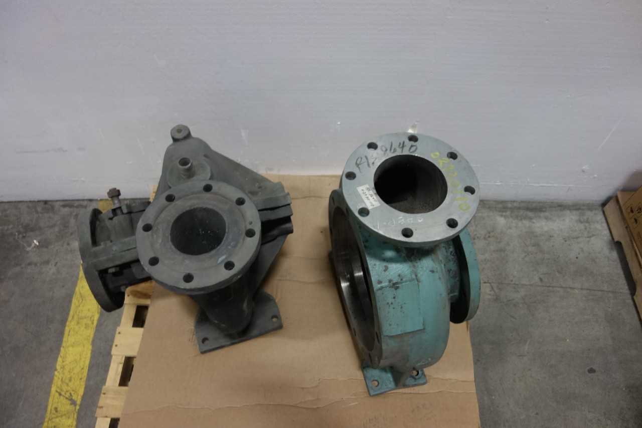 LOT OF 2 ASSORTED PUMP CASINGS - PUMPS