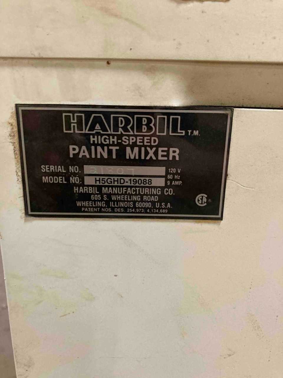 Harbil Paint Mixer - PROCESS EQUIPMENT