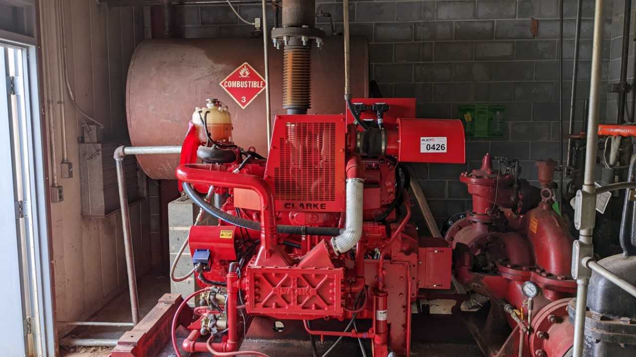 CLARKE FIRE PUMP SYSTEM - SAFETY EQUIPMENT