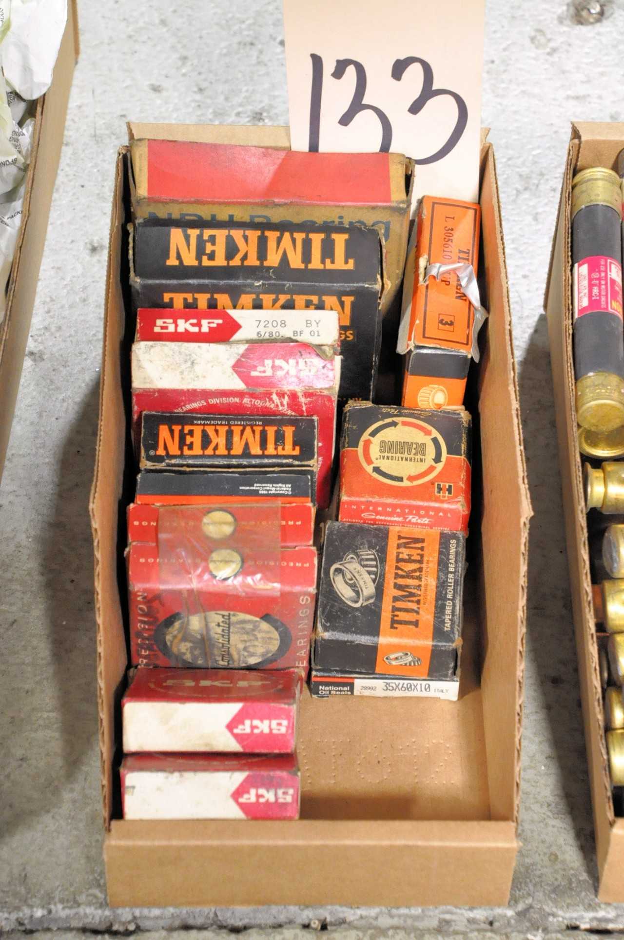 Lot Bearings in 1 Box Under 1 Table - BEARINGS