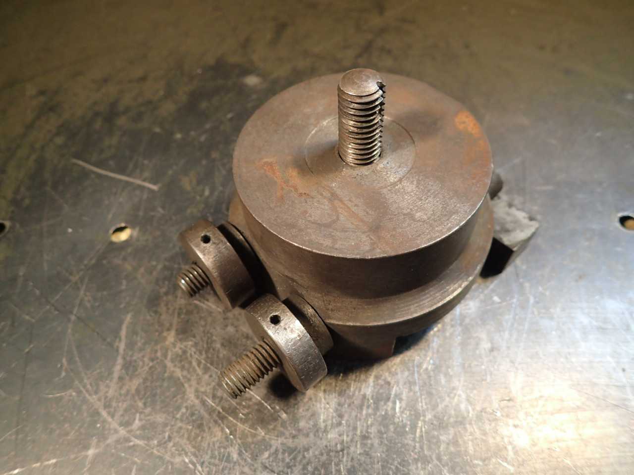 3-1/2" Dia Round Body Grinding Fixture Top Vise Jaws Open 2" - HOLEMAKING TOOLS