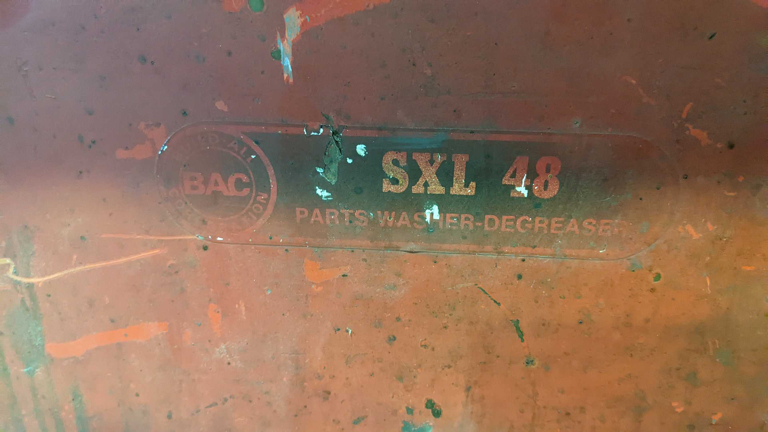PARTS WASHER- DEGREASER - PARTS WASHER