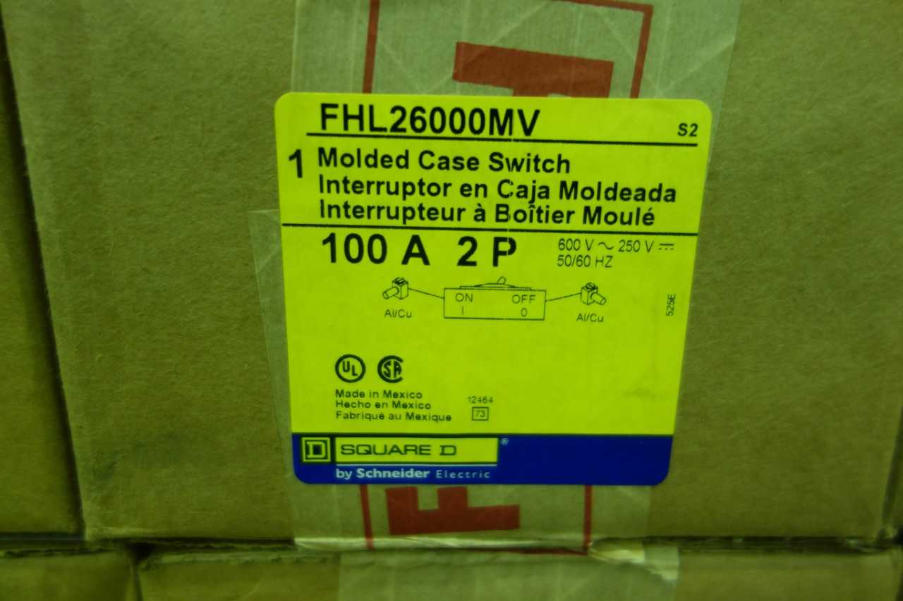 LOT OF 24 NEW IN BOX SQUARE D FHL2600MV MOLDED CASE SWITCHES - ELECTRICAL PARTS