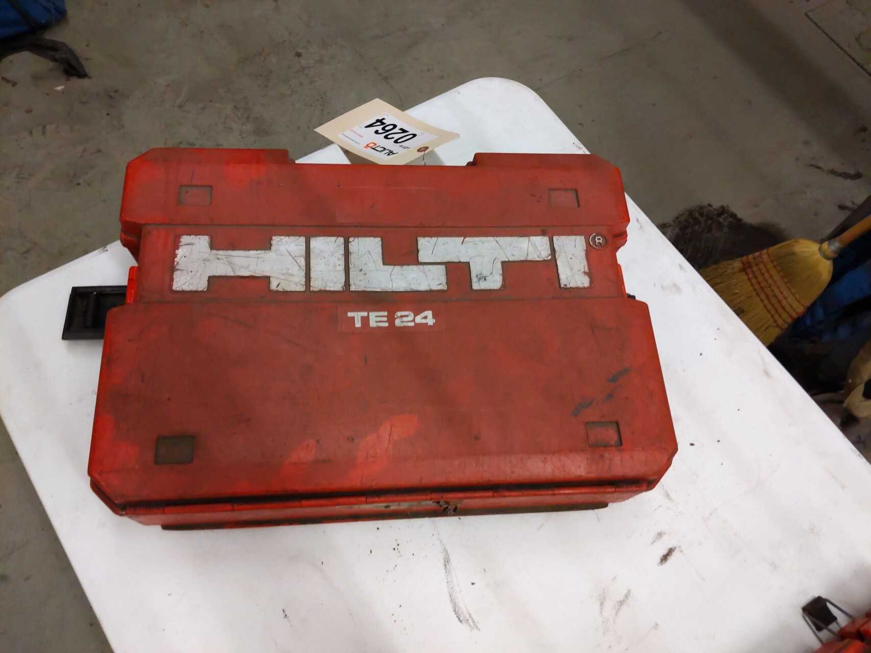 Hilti TE24 impact drill - MISCELLANEOUS