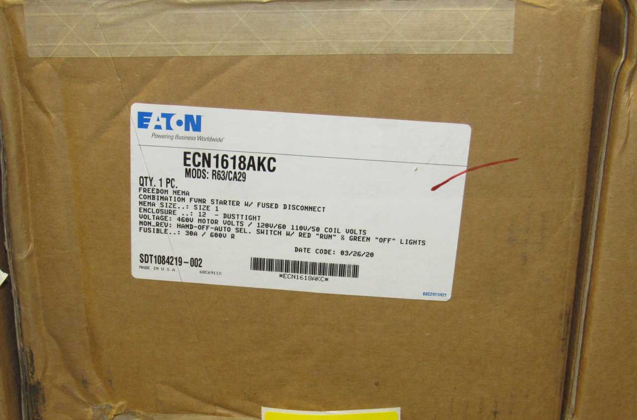 Eaton ECN starters - MOTOR STARTERS