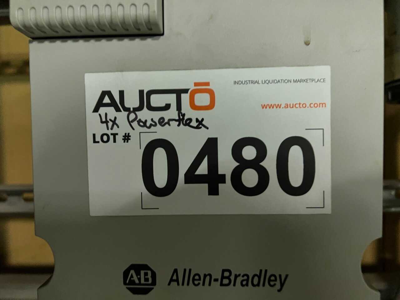 4x Allen Bradley Powerflex 525 & 70 VFDs - MOTOR DRIVES