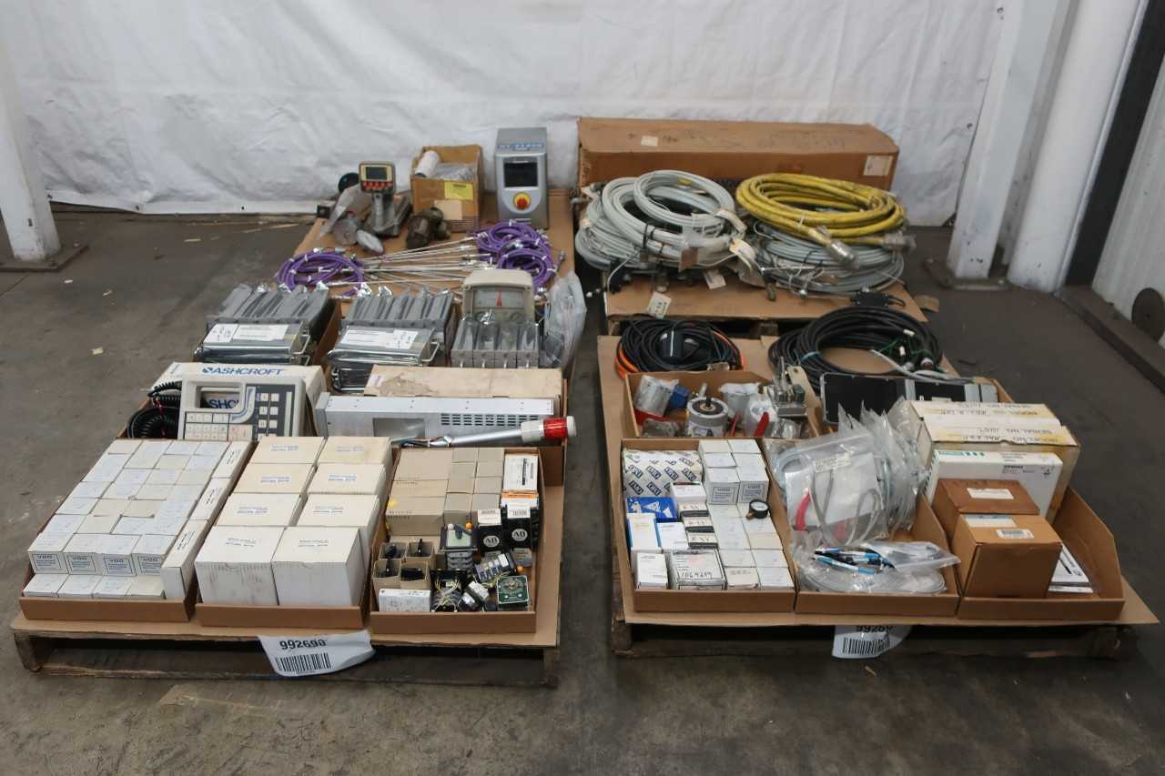 4 PALLETS OF ASSORTED AUTOMATION AND INSTRUMENTATION - INDUSTRIAL PARTS