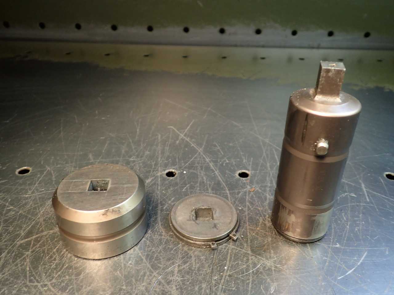 Wilson Tool .375" Square Turret Punch Die & Stripper Set 1-7/8" Base 1.25" Shaft - MACHINING ACCESSORIES & TOOLING