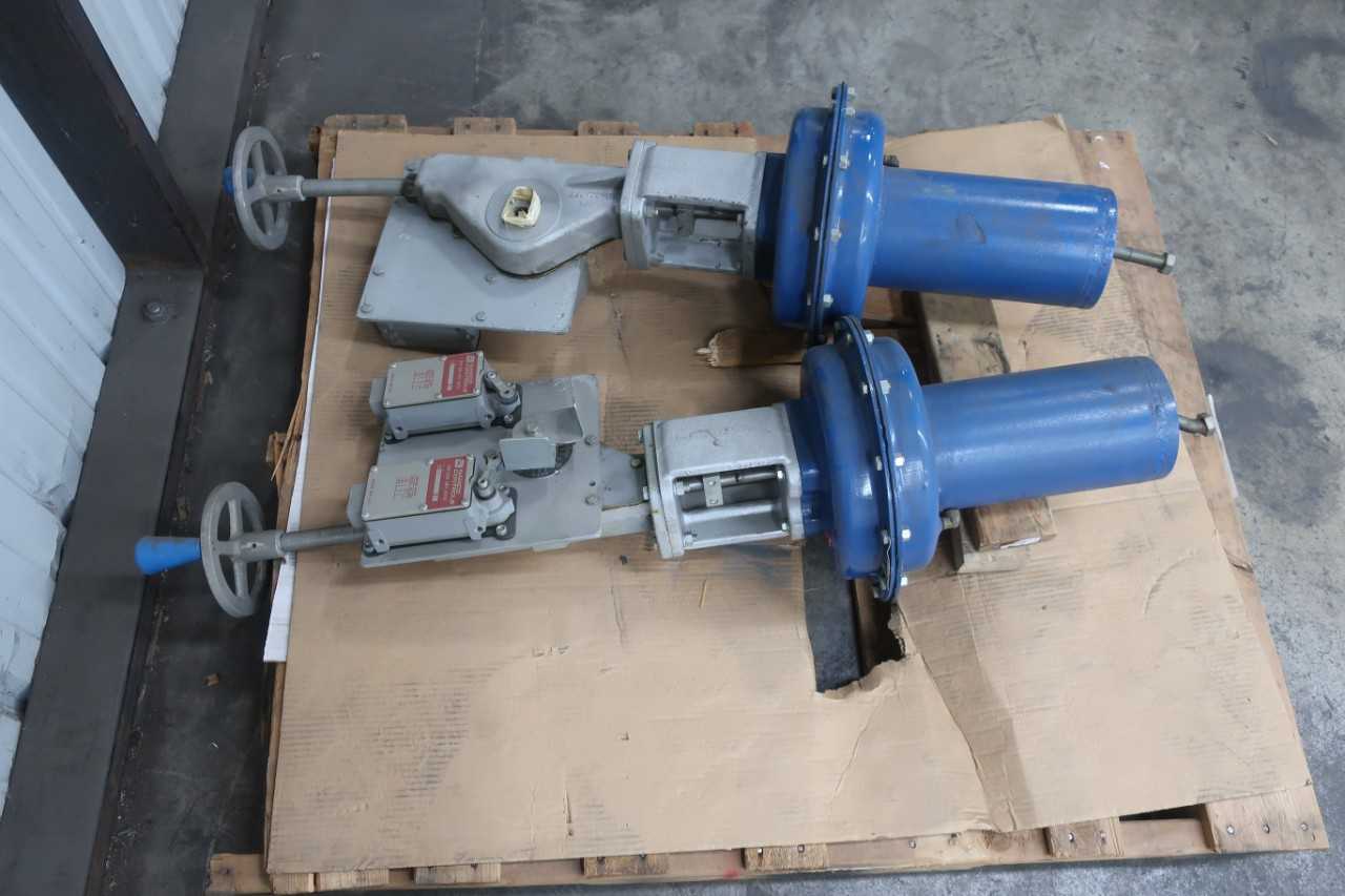 LOT OF 2 DOVER EA170-31100 LIMIT SWITCH ASSEMBLY PNEUMATIC VALVE ACTUATORS - VALVES
