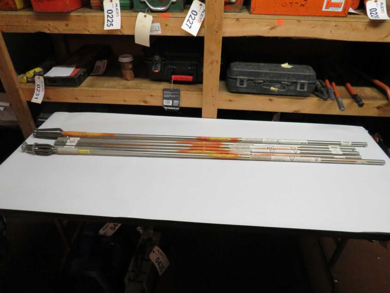 LOT OF 2 3V698 ASSORTED LAMP CHANGING POLES - LIGHTING