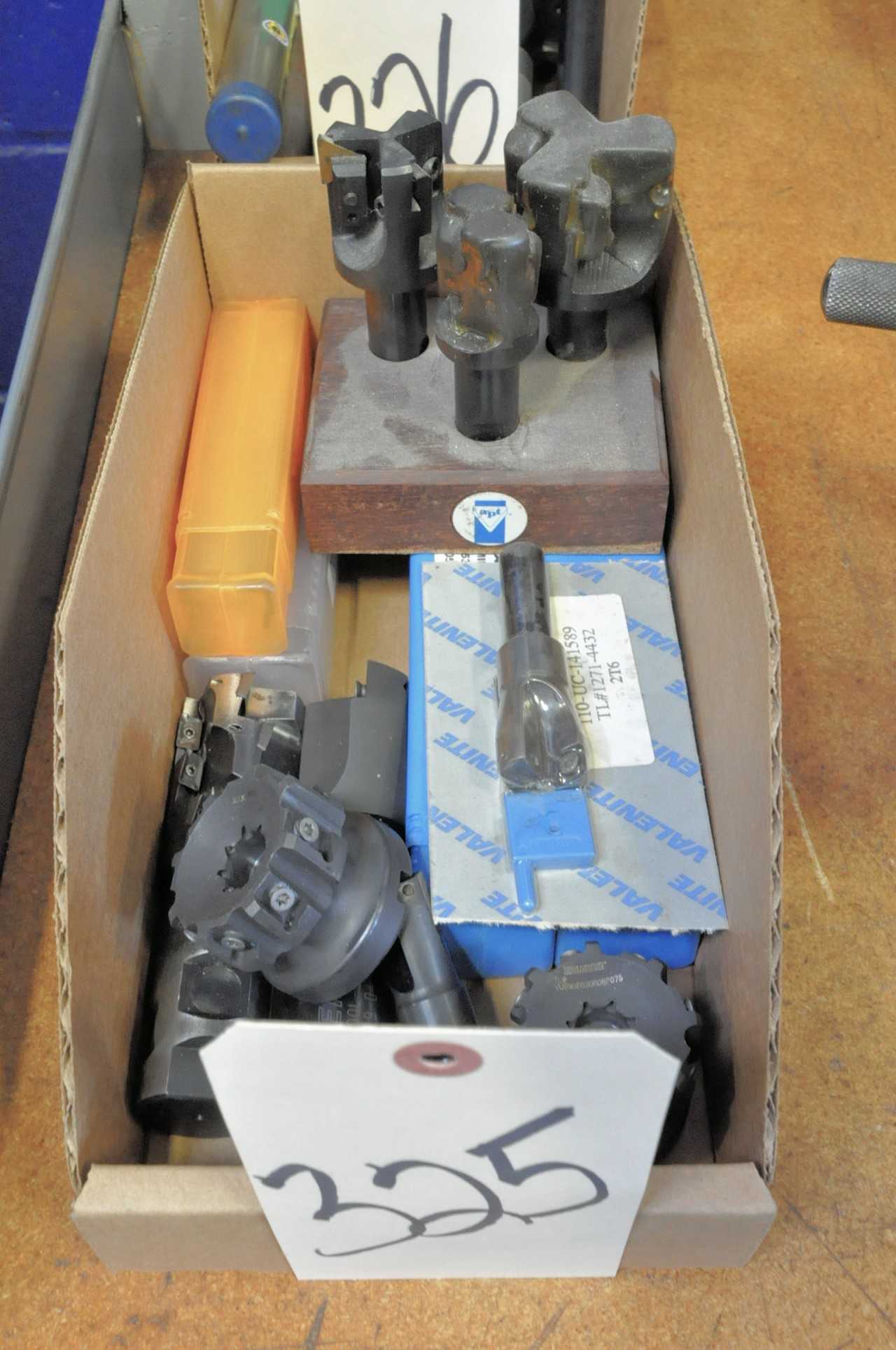 Lot-Asst'd Face Mill Cutters in (1) Box - ELECTRIC POWER TOOLS