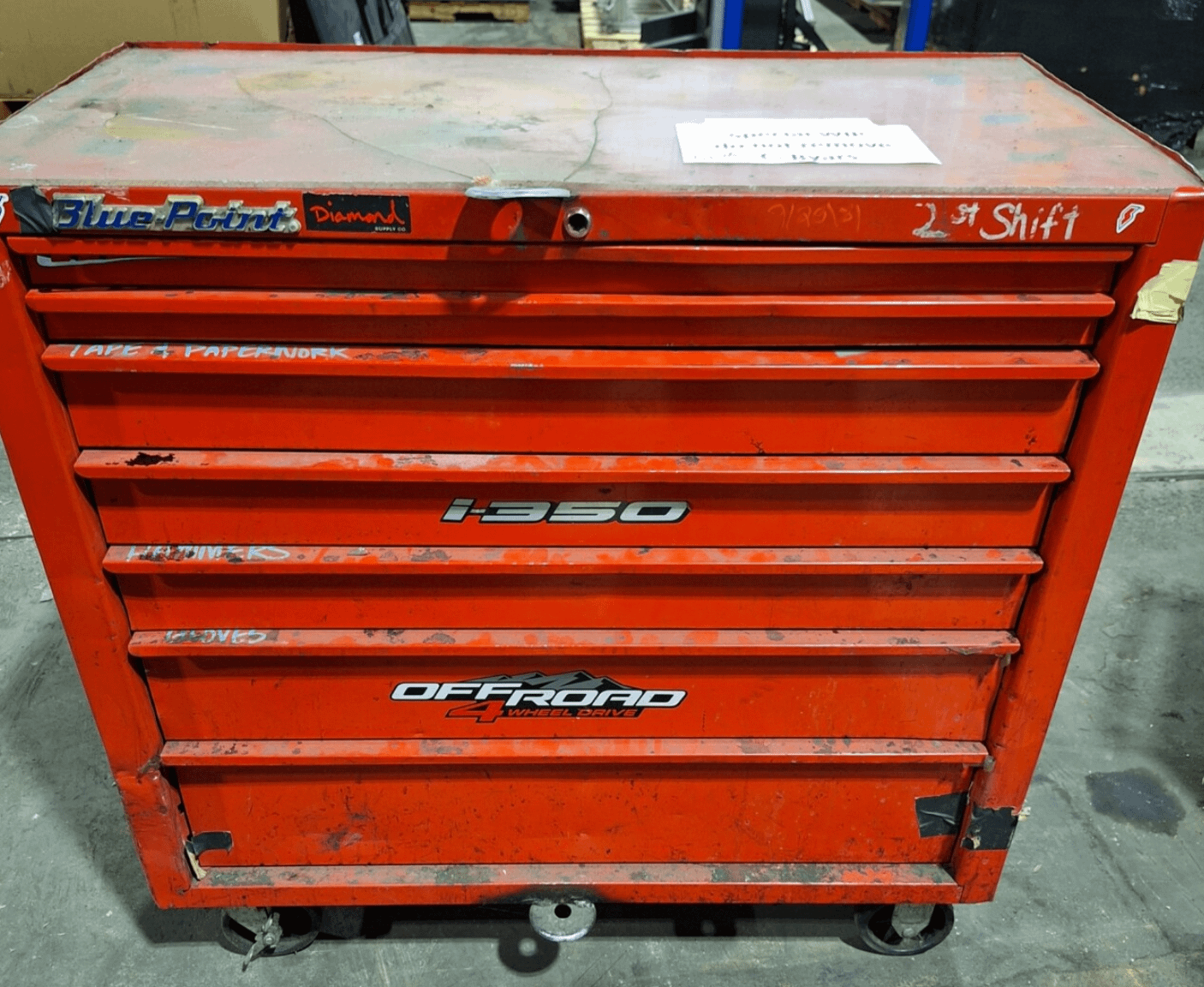 BLUE-POINT KRB7107B TOOL DRAWER CABINET - DRAWER CABINET