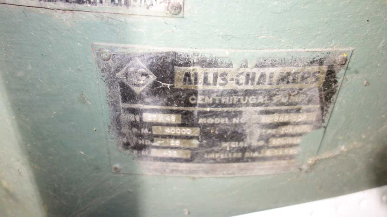 ALLIS CHALMERS 211-985-502 57X48 VERTICAL CENTRIFUGAL PUMP MOTOR - CENTRIFUGAL PUMP