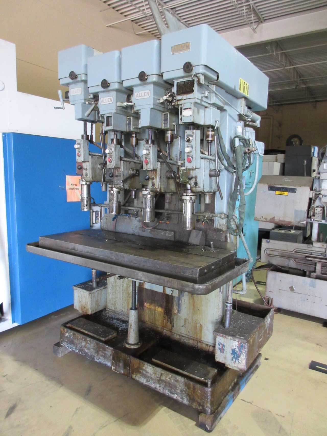 ALLEN 4 HEAD DRILL PRESS - UPRIGHT DRILL PRESSES