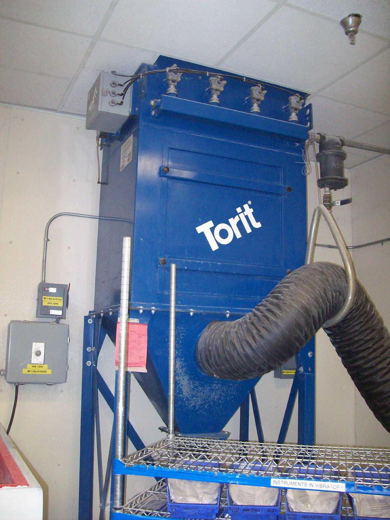 TORIT CARTRIDGE DUST COLLECTOR - DUST COLLECTOR TORIT CARTRIDGE DUST COLLECTOR - DUST COLLECTOR